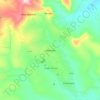 Topografische kaart eMondlo, hoogte, reliëf