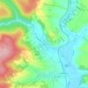 Topografische kaart Unterolberndorf, hoogte, reliëf
