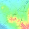 Topografische kaart Cang-adieng, hoogte, reliëf