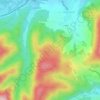 Topografische kaart Neusiedler Ebene, hoogte, reliëf