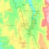 Topografische kaart Adi Keyh, hoogte, reliëf