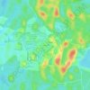 Topografische kaart Les Présidents, hoogte, reliëf
