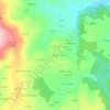 Topografische kaart Palmou, hoogte, reliëf