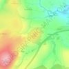Topografische kaart Trewint Tor, hoogte, reliëf