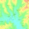 Topografische kaart ปลาปาก, hoogte, reliëf