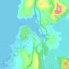 Topografische kaart Toigal, hoogte, reliëf