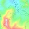 Topografische kaart Zoraida, hoogte, reliëf