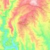 Topografische kaart Figueiró dos Vinhos, hoogte, reliëf
