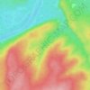 Topografische kaart Михайловское городское поселение, hoogte, reliëf