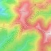 Topografische kaart Lepoeder, hoogte, reliëf