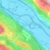 Topografische kaart Kamering, hoogte, reliëf