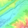 Topografische kaart Villaverde de los Cestos, hoogte, reliëf
