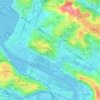 Topografische kaart Ondiz, hoogte, reliëf