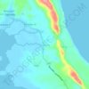 Topografische kaart Bagtong, hoogte, reliëf