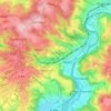 Topografische kaart Stöcken, hoogte, reliëf