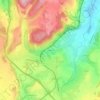 Topografische kaart Le Barril, hoogte, reliëf