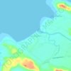 Topografische kaart Namruangan, hoogte, reliëf