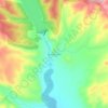 Topografische kaart Beleña de Sorbe, hoogte, reliëf