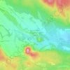 Topografische kaart Amphoux, hoogte, reliëf