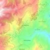 Topografische kaart Sativanorte, hoogte, reliëf