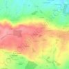 Topografische kaart La Hunaudière, hoogte, reliëf