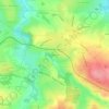Topografische kaart Signevarine, hoogte, reliëf