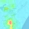Topografische kaart Kha Yaik Thit, hoogte, reliëf