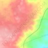 Topografische kaart Amedokai, hoogte, reliëf