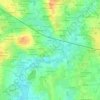 Topografische kaart La Himoche, hoogte, reliëf