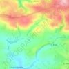 Topografische kaart Tregellist, hoogte, reliëf