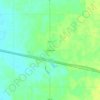 Topografische kaart Grovertown, hoogte, reliëf