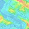 Topografische kaart Aqueche, hoogte, reliëf