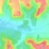 Topografische kaart Le Plesnoy, hoogte, reliëf
