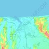 Topografische kaart Opotiki, hoogte, reliëf
