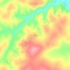Topografische kaart Buritizinho, hoogte, reliëf