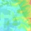 Topografische kaart Kampung Ulu Rening, hoogte, reliëf