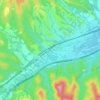 Topografische kaart l'Estació, hoogte, reliëf