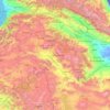Topografische kaart Արարատ, hoogte, reliëf