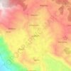 Topografische kaart Lushoto, hoogte, reliëf