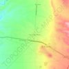 Topografische kaart Cerrito San Pedro, hoogte, reliëf