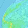 Topografische kaart Nieuw-Haamstede, hoogte, reliëf
