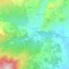 Topografische kaart Lama, hoogte, reliëf