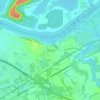 Topografische kaart Roebling, hoogte, reliëf