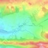 Topografische kaart La Garde de Dieu, hoogte, reliëf