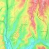 Topografische kaart Ladera Ranch, hoogte, reliëf