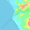 Topografische kaart Aticama, hoogte, reliëf
