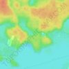 Topografische kaart Łąkowa Droga, hoogte, reliëf