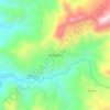 Topografische kaart Tierra Blanca, hoogte, reliëf