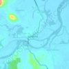 Topografische kaart Centro, hoogte, reliëf