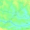 Topografische kaart Nandra, hoogte, reliëf